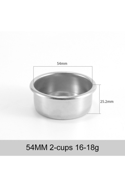 Choice5 54mm 2cup Coffee Filter Basket 51mm 54mm 58MM Stainless Steel Replace...