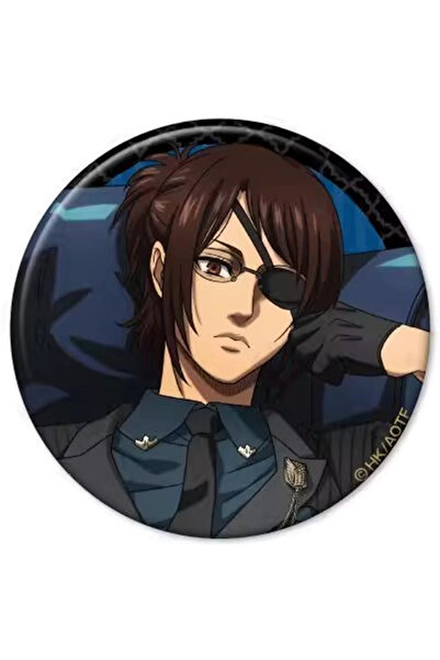 Choice دبوس شارة زي تنكري لشخصية إيرين ييغر وليفاي أكرمان من أنمي هجوم العمال...