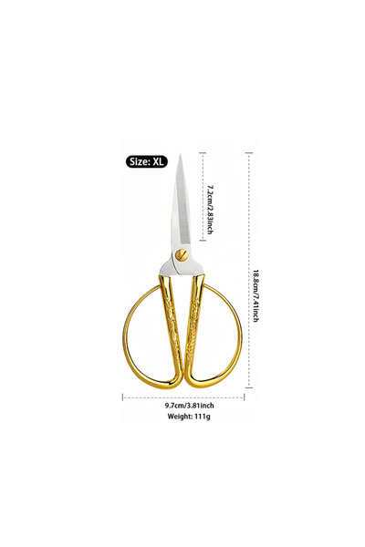 Choice1 مقص تنين وعنقاء من الفولاذ المقاوم للصدأ بمقبض كبير جدًا (قطعة واحدة)...