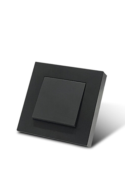 Choice5 EU 1 Gang 1 Way Switch WESA Black Wall Double Sket 16A EU Standard El...