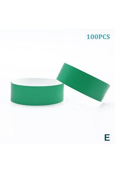 Choice1 greenE 100 Disposable Bracelet Wristband Party Paper Bracelet Synthet...