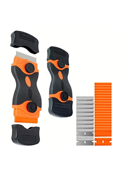 Choice3 black Scraper for Car Glass with Blades, Window Glass Glue Sticker Re...