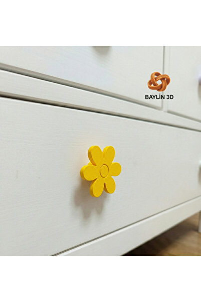 Baylin3D Mâner de dulap cu aspect floral - Cameră pentru copii modernă, elega...