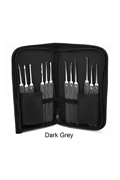 Choice Grey 17pcs Blue/Black/Grey/Orange Handle Lksmith Tools Beginner Traini...