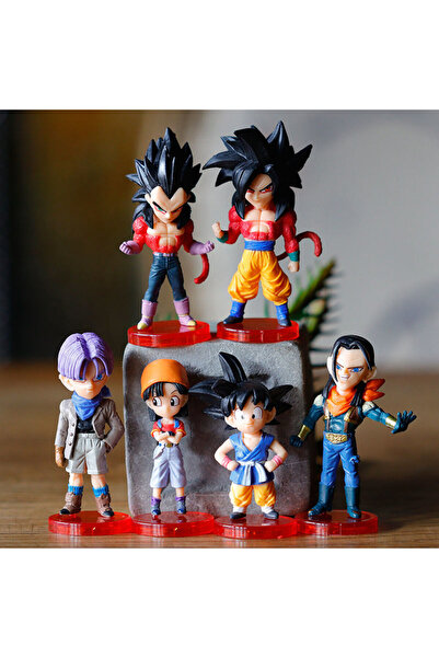 Choice1 مجموعة بانداي F ستايل المكونة من 6 قطع من دراغون بول زد سوبر سايان سو...