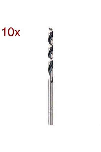 Bosch 2608577208 - Set burghie metalice, 4 mm, 10 buc.