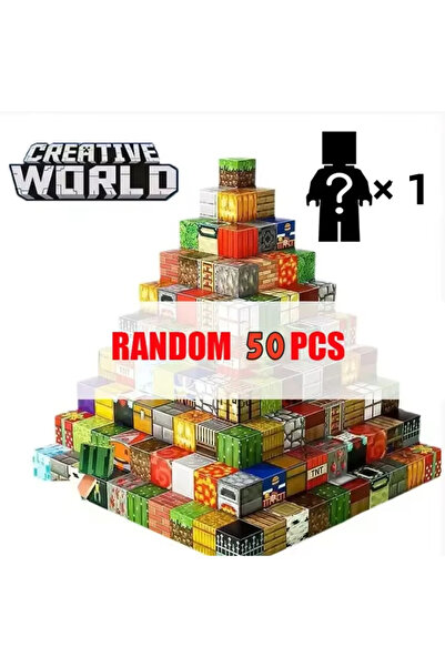 Choice1 ٥٠ قطعة - مكعبات بناء مغناطيسية لعالم الدمى، مكعبات بناء مغناطيسية عش...