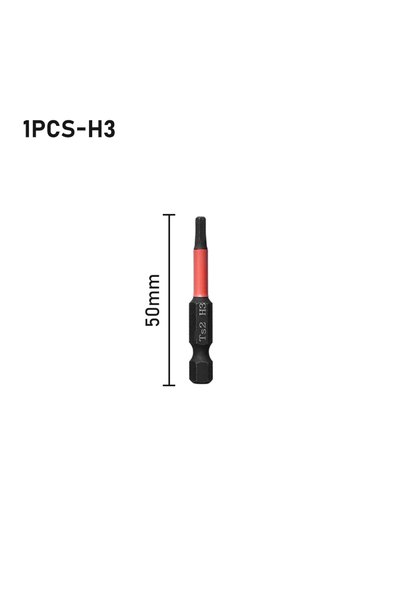 Choice H2.5 50mm 1 Pc 1/4" Hexagon Screwdriver Bit Quick Change Impact Driver...