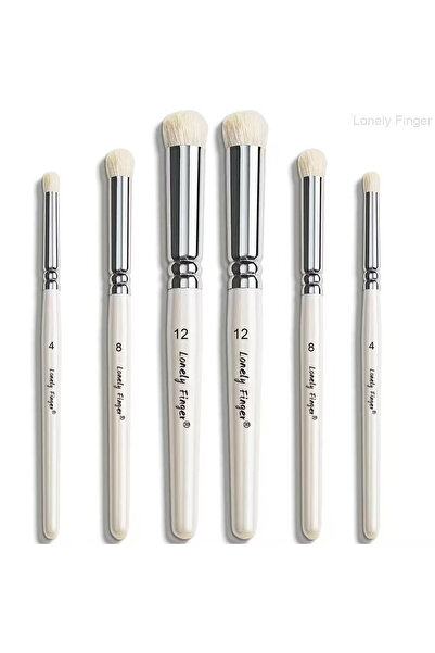 Choice6 مجموعة فرش طلاء جافة بيضاء مكونة من 6 قطع، مثالية للرسم المصغر، مجموع...