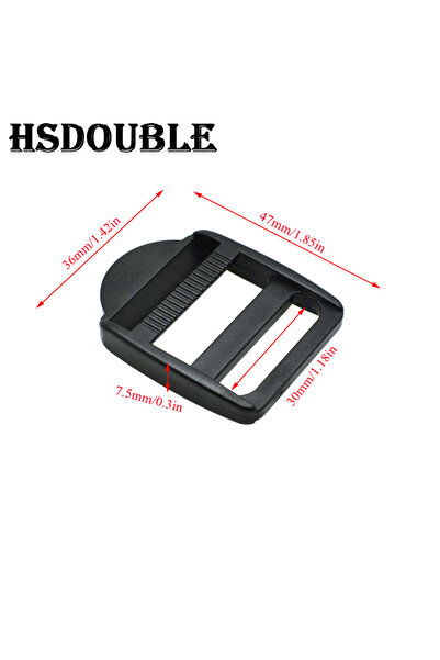 Choice1 10pcs Webbing Size 30mm 10 Pcs/Pack Ladder Lock Slider Plastic Buckle...