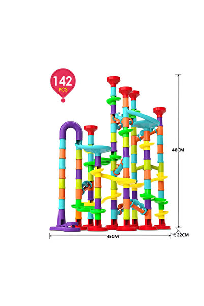 Choice20 V142PC بدون صندوق، مكعبات بناء مسار سباق الكرات الرخامية، لعبة متاهة...