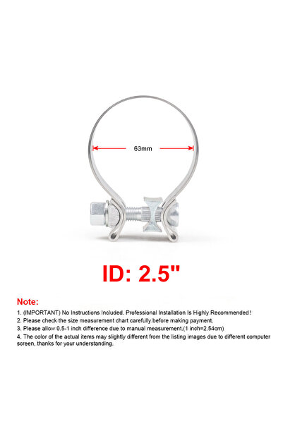Choice1 2.5 بوصة 2.0 بوصة 2.25 بوصة 2.5 بوصة 2.75 بوصة 3.0 بوصة مشبك Accuseal...