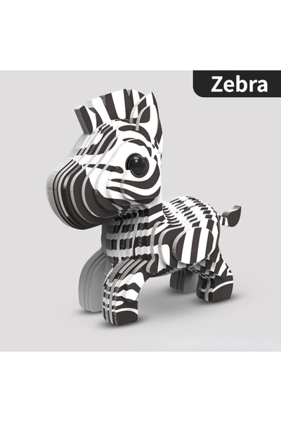 Choice4 لعبة أحجية ثلاثية الأبعاد للأطفال من زيبرا، مناسبة لرياض الأطفال، لعب...