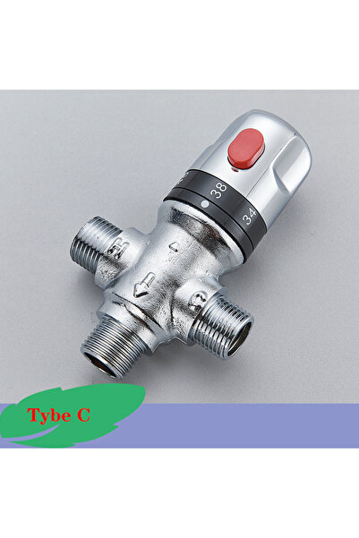 Choice5 صمام خلط حراري نحاسي HWF-DW، صمام صنبور دش حراري لدرجة حرارة الماء، حمام