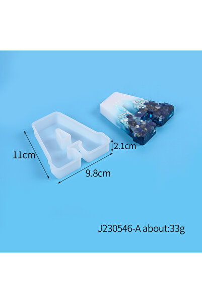 Choice25 A A to Z Large Letter Silicone Mold Capital Alphabet Epoxy Molds DIY...