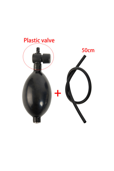 Choice4 مضخة هواء من اللاتكس الطبيعي مكونة من قطعتين (2/1 قطعة) مع صمام معدني...