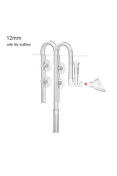 Choice4 أنبوب تصريف مياه زنبق الماء الأبيض من أكوابرو، مصنوع من البلاستيك، مز...