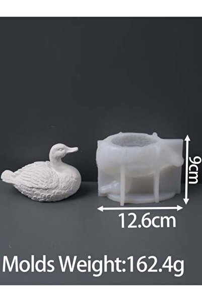 Choice1 قالب سيليكون ثلاثي الأبعاد على شكل بطة لطيفة، مناسب لصنع الشموع، مصنو...