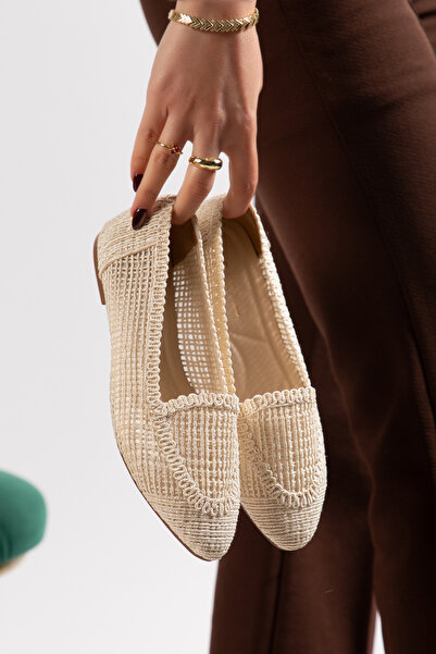 tayyarshoes Izel Knitted Ballerina Flats, Lightweight and Comfortable, Suitab...