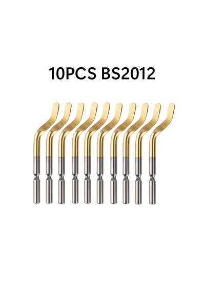 Choice3 ١٠ شفرات BS2012، ١٠ شفرات دوارة لإزالة النتوءات، طقم أدوات إزالة النت...