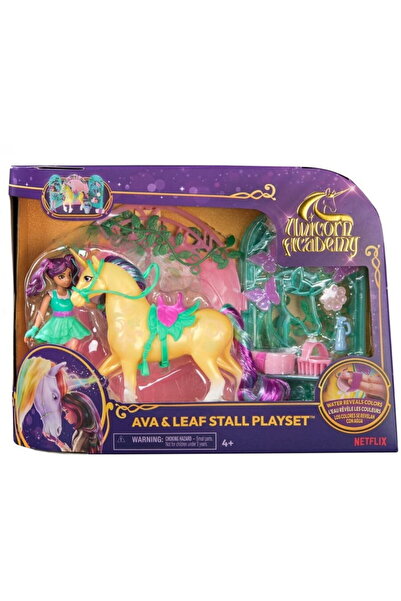 Spinmaster Set de joacă Spin Master Unicorn Academy - Ava și Frunza de Unicorn