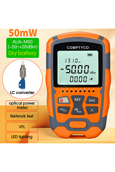 Choice6 مقياس الطاقة الضوئية متعدد الوظائف M50 50MW مع FC-LC من شركة COMPTYCO...