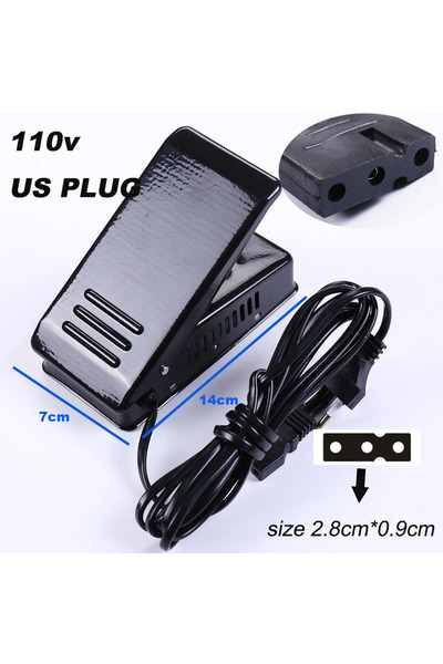 Choice6 110V Model4 Sewing Machine Foot Pedal Speed Adjustor Controller Motor...