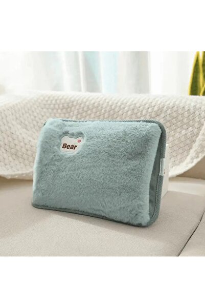 Choice3 قربة ماء ساخن قابلة لإعادة الشحن، لون أخضر، مدفأة يدوية كهربائية لطيف...