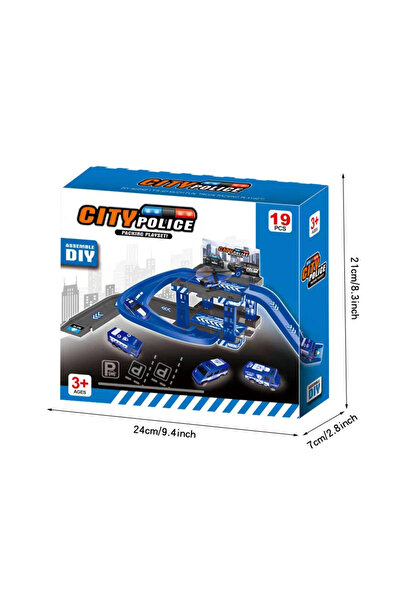 Choice3 box packing Kid Rail Parking Lot Toys Dinosaur Car Parking Building M...