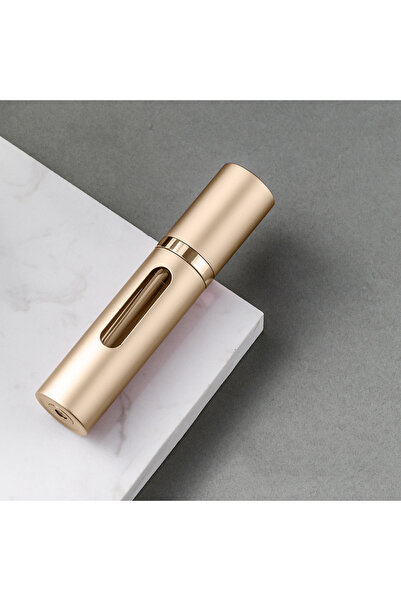 Choice3 زجاجة عطر ذهبية قابلة لإعادة التعبئة سعة 5 مل مزودة بمضخة رذاذ عطري، ...