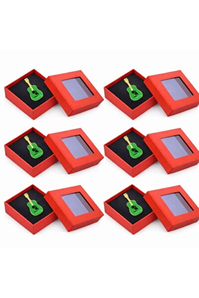 OEM Set 6 Broșe Mărțișor cu Chitara Verde
