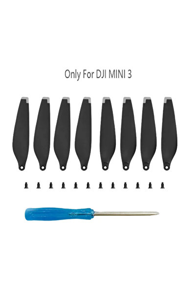 Choice3 8pcs Sliver 8Pcs 6030F Propeller Replacement For DJI Mini 3 Low Noise...