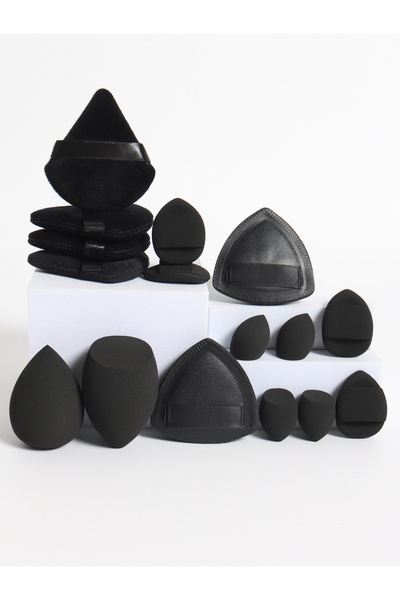 Choice3 black Cat Powder Cotton Candy 16-Piece Set 2 Makeup Eggs & 4 Mini Mak...