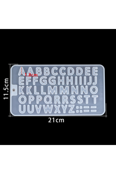 Choice4 قالب حروف شفاف، قالب أبجدي رقمي، قالب راتنج إيبوكسي، قالب قلادة كريست...