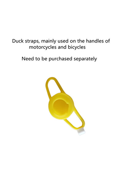choice2 Duck strap 1 Motor Accessories Yellow Duck with Helmet for Bike Witho...