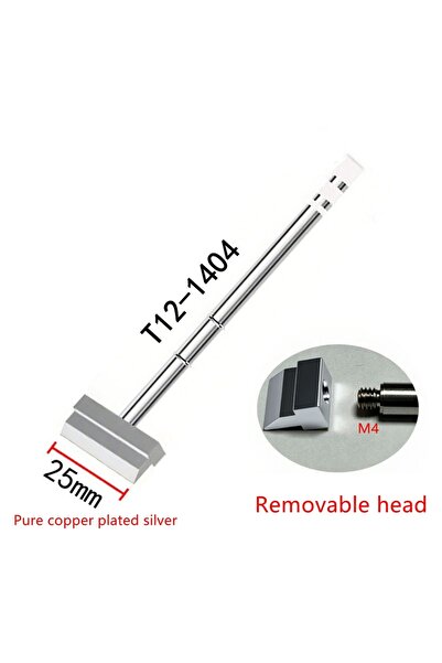 Choice10 رأس مكواة لحام كهربائي على شكل مجرفة T12-1404-25mm T12 C245، مناسب ل...