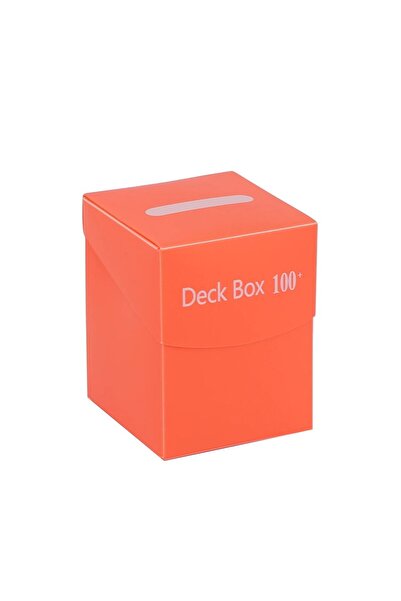 Choice4 Orange 1 Box Game Trading Card Box, Solid Color Card Box, Card Holder...