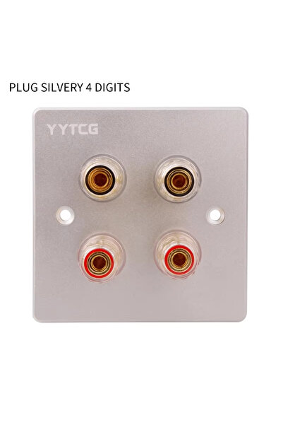 Choice6 4 منافذ فضية، 2/4 منافذ ذهبية، أعمدة توصيل، لوحة حائط، موصل مكبر صوت،...