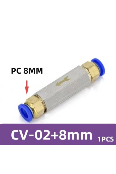 Choice13 CV-02 8MM Pneumatic Check Valve Connector 6mm 8mm 10mm 12mm Air Hose...