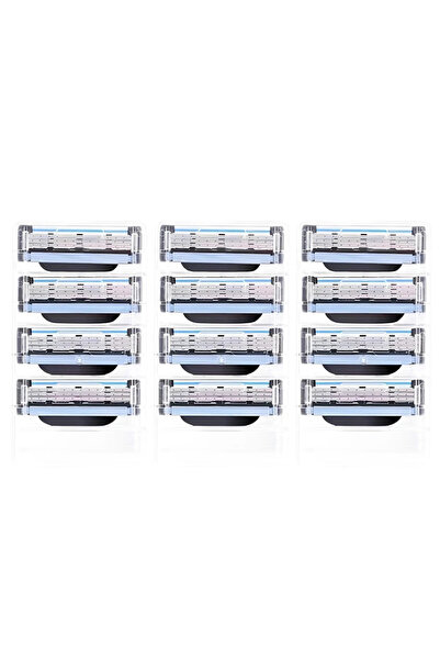 Choice1 12 قطعة (8-48 قطعة) شفرات حادة من الفولاذ المقاوم للصدأ، 3 طبقات، شفر...