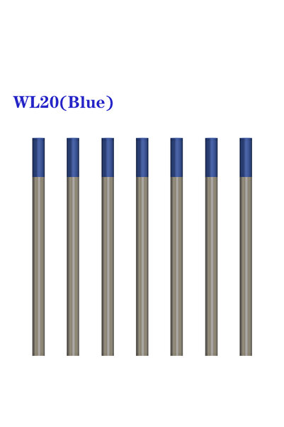 choice2 10 قطع من رؤوس أقطاب كهربائية بطول 175 مم وقطر 1.6 مم (WL20 أزرق) لما...