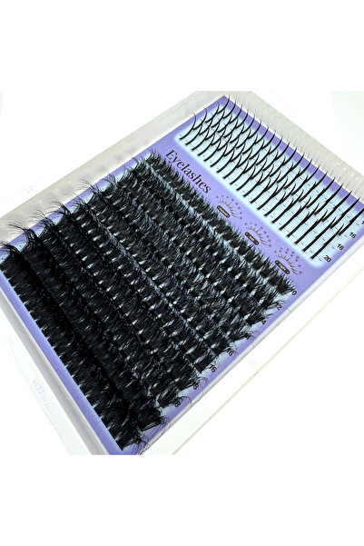 Choice10 14 صفًا من الرموش المدببة 80D، 15 صفًا من الرموش المدببة، وصلات رموش...