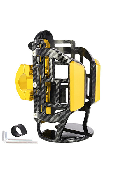 Choice22 B Style Gold Motorcycle Accessories Cup Holder For Ktm Exc Honda Pcx...