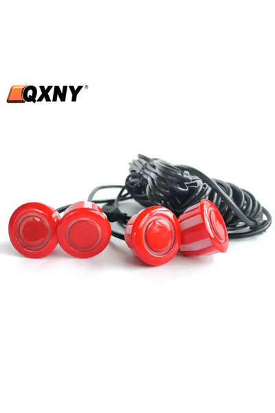 Choice9 نظام رادار الرجوع للخلف بالموجات فوق الصوتية، 4 قطع، 22 مم، أحمر. اخت...