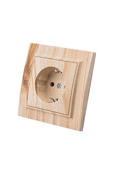 Choice3 EU 1 Socket With Ground Wood Flame Retardant EU Standard With Ground ...