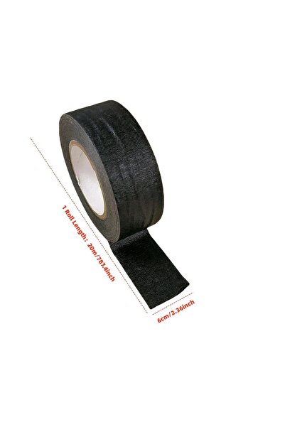 Choice7 شريط لاصق أسود متعدد الاستخدامات، 60 مم × 20 م، لفة واحدة، سهل الإزال...