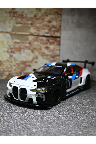 bebeym Bmw M4 GT3 Motorsport 1:24 Ölçek Metal Model Araba