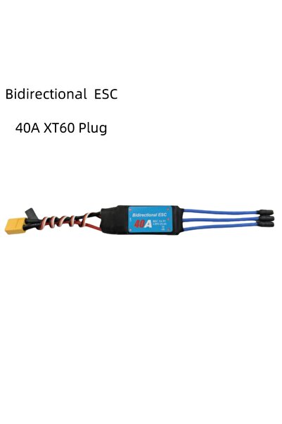 Choice3 40A-XT60 Plug Bidirectional 30A/40A/50A Bidirectional Brushless ESC f...