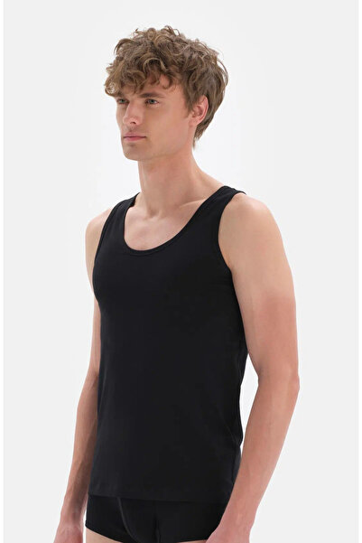 Dagi Men's 3-Piece Undershirts, 95% Cotton, 5% Elastane