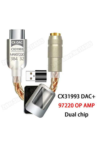 choice2 NEW CX31993 97220 CX31993 97220 HiFi USB DAC Type C to 3.5mm Earphone...